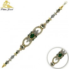 Gümüş Otantik Taşlı Biezik /Bileklik